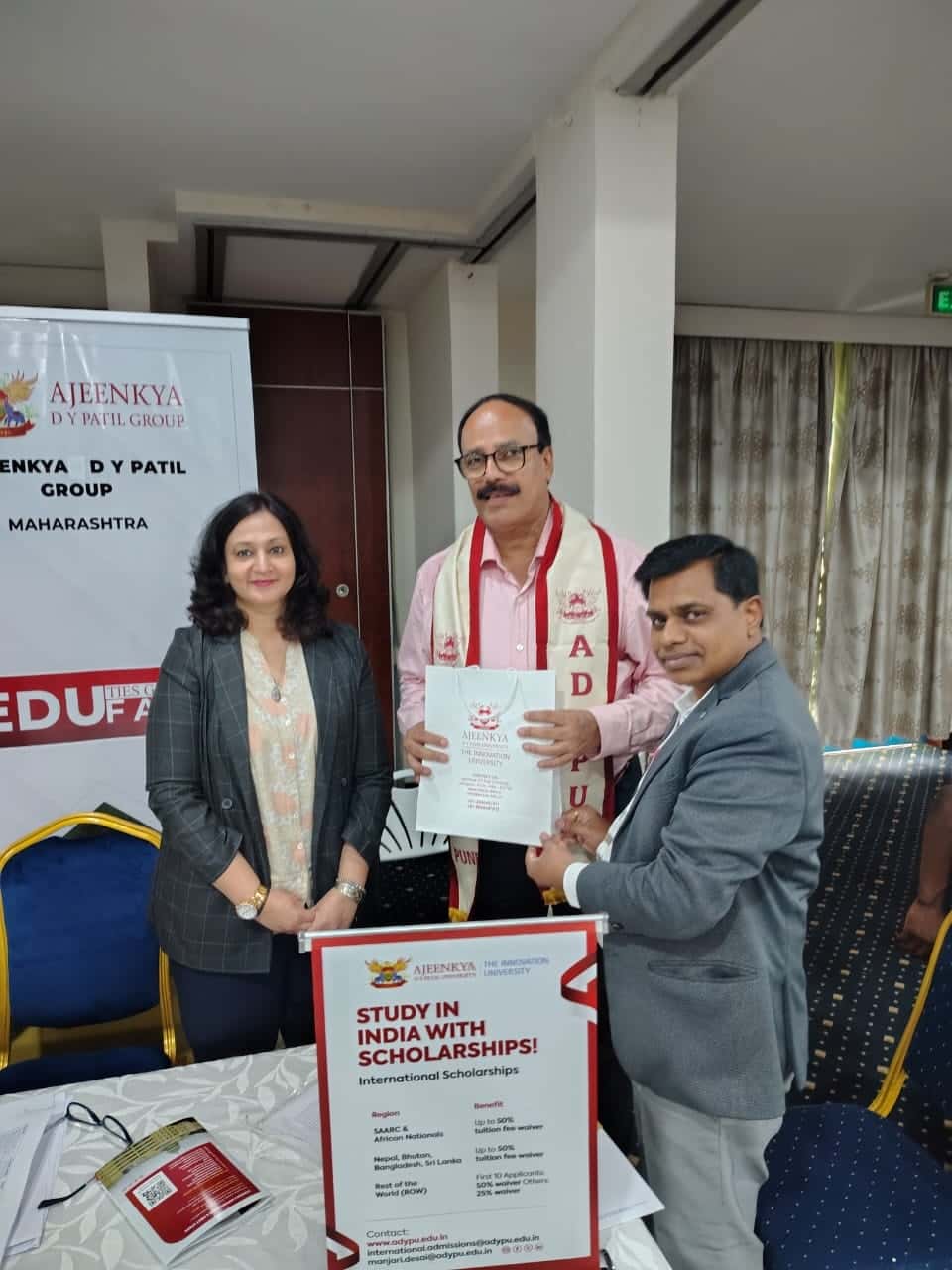 ADYPU Showcases Global Presence at Study in India Program