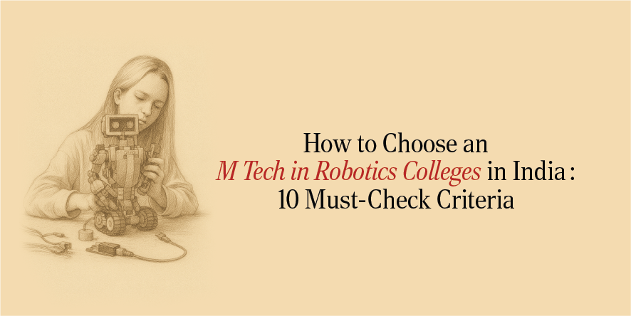 How to Choose an M Tech in Robotics College in India: 10 Must-Check Criteria